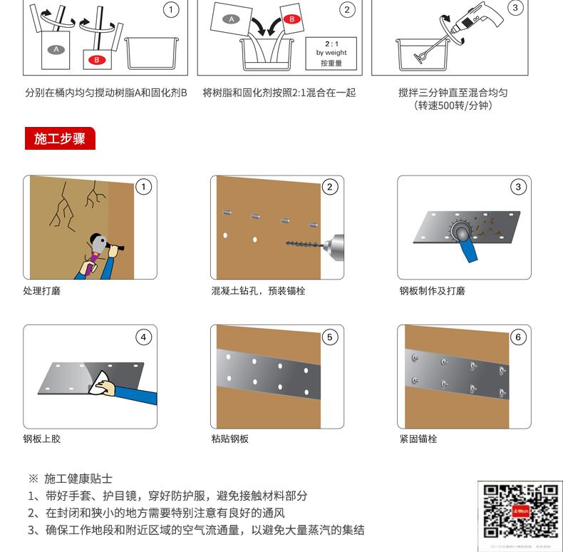 包钢铁西粘钢加固施工过程